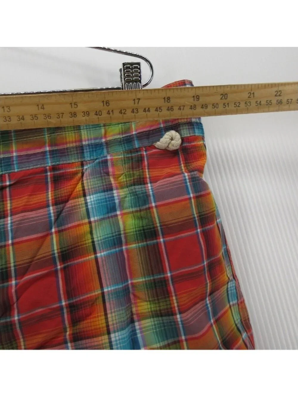 Polo Ralph Lauren Swim Trunks XXL Madras Plaid Board Shorts Colorful